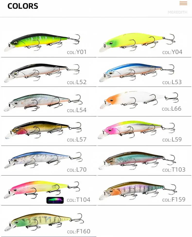 CHEERY 11cm Suspending Minnow Hard Fishing None Lure - view 3