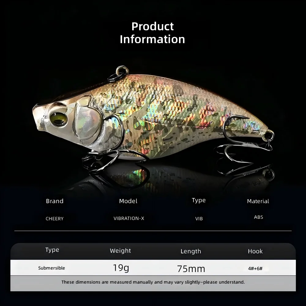 CHEERY 7 5cm Sinking VIB Hard None Lure - view 2