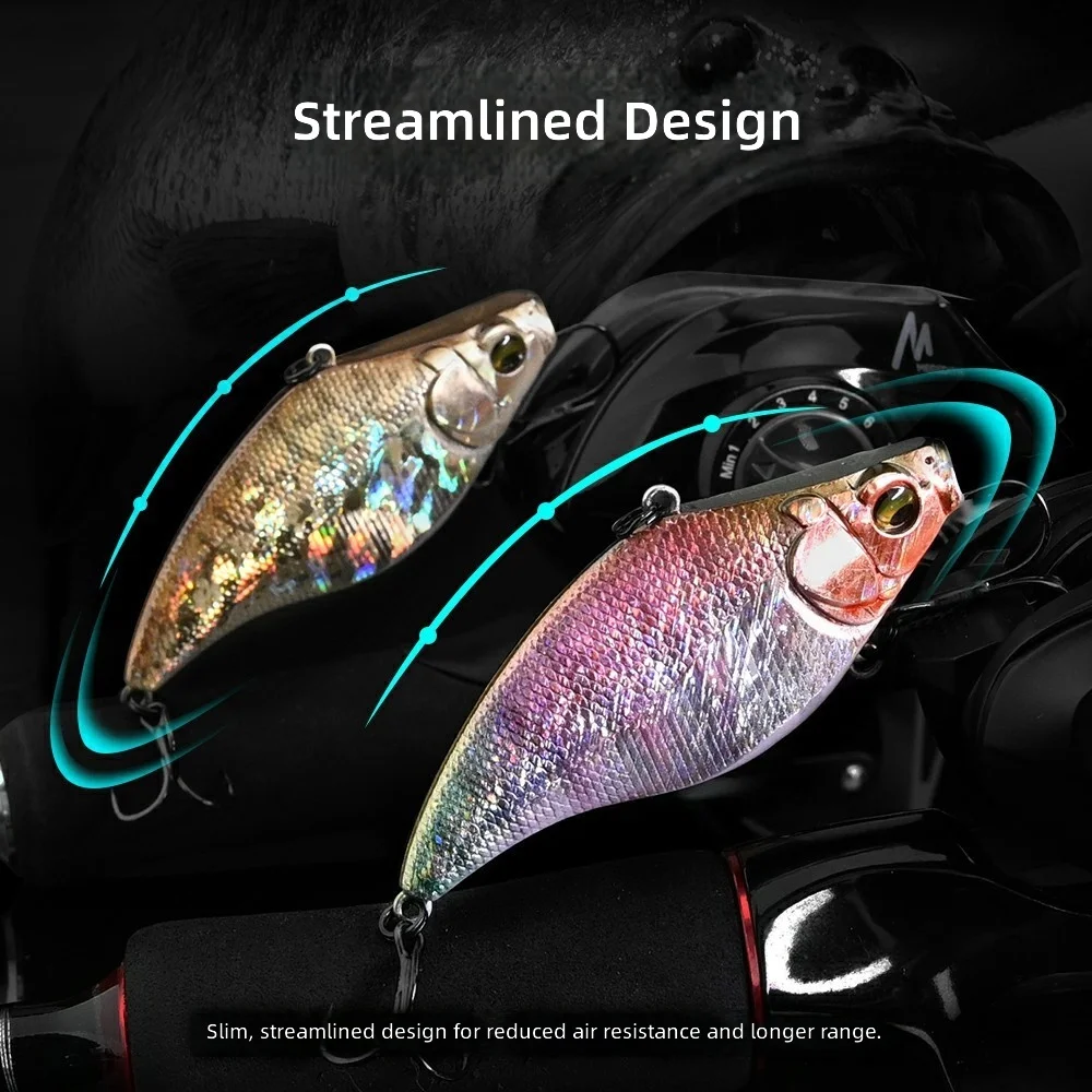 CHEERY 7 5cm Sinking VIB Hard None Lure - view 5