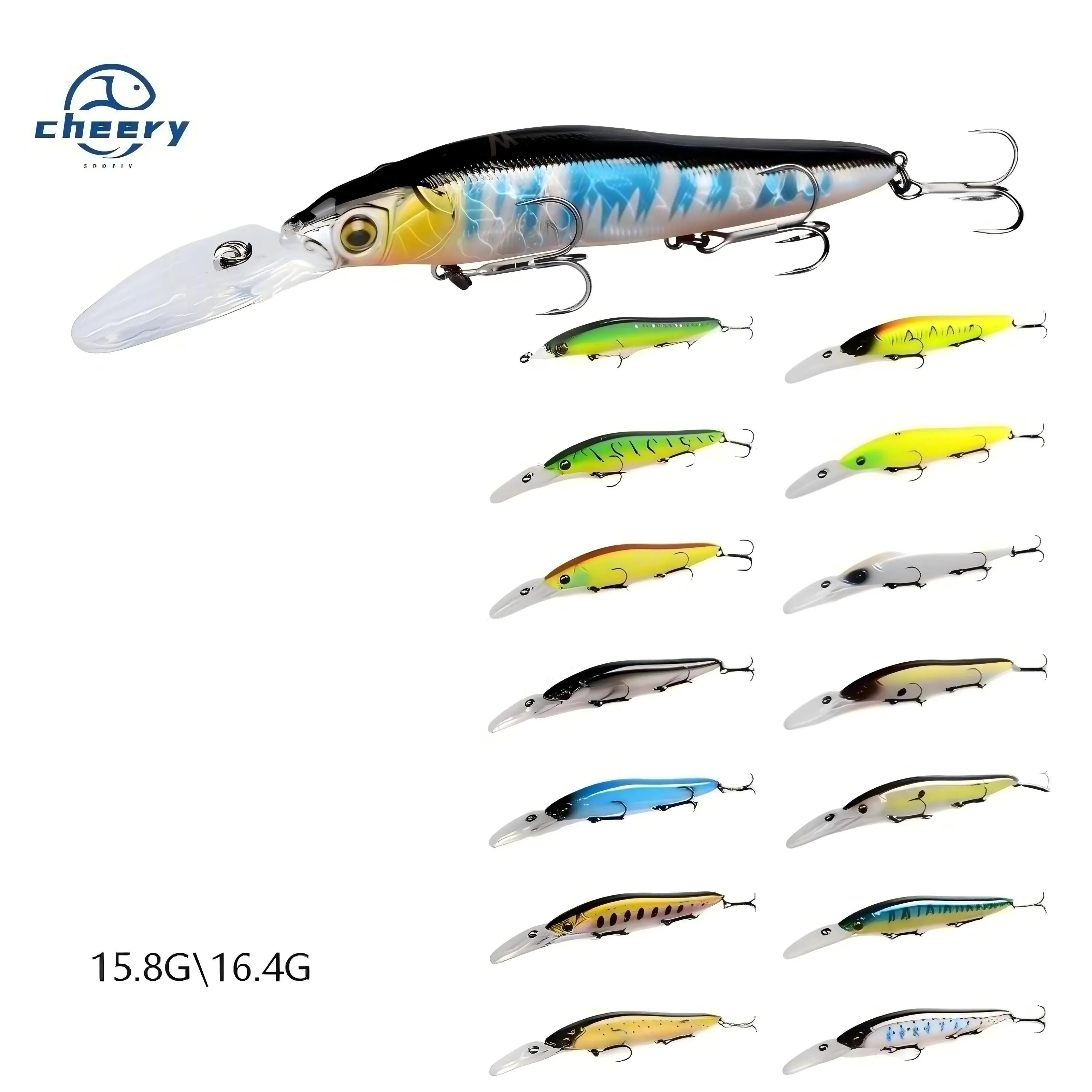 CHEERY Long Lip Minnow Hard Fishing