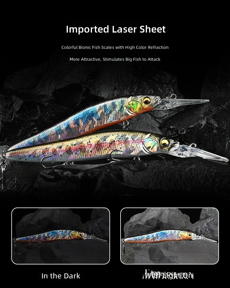 CHEERY Long Lip Minnow Hard Fishing None Lure - view 9