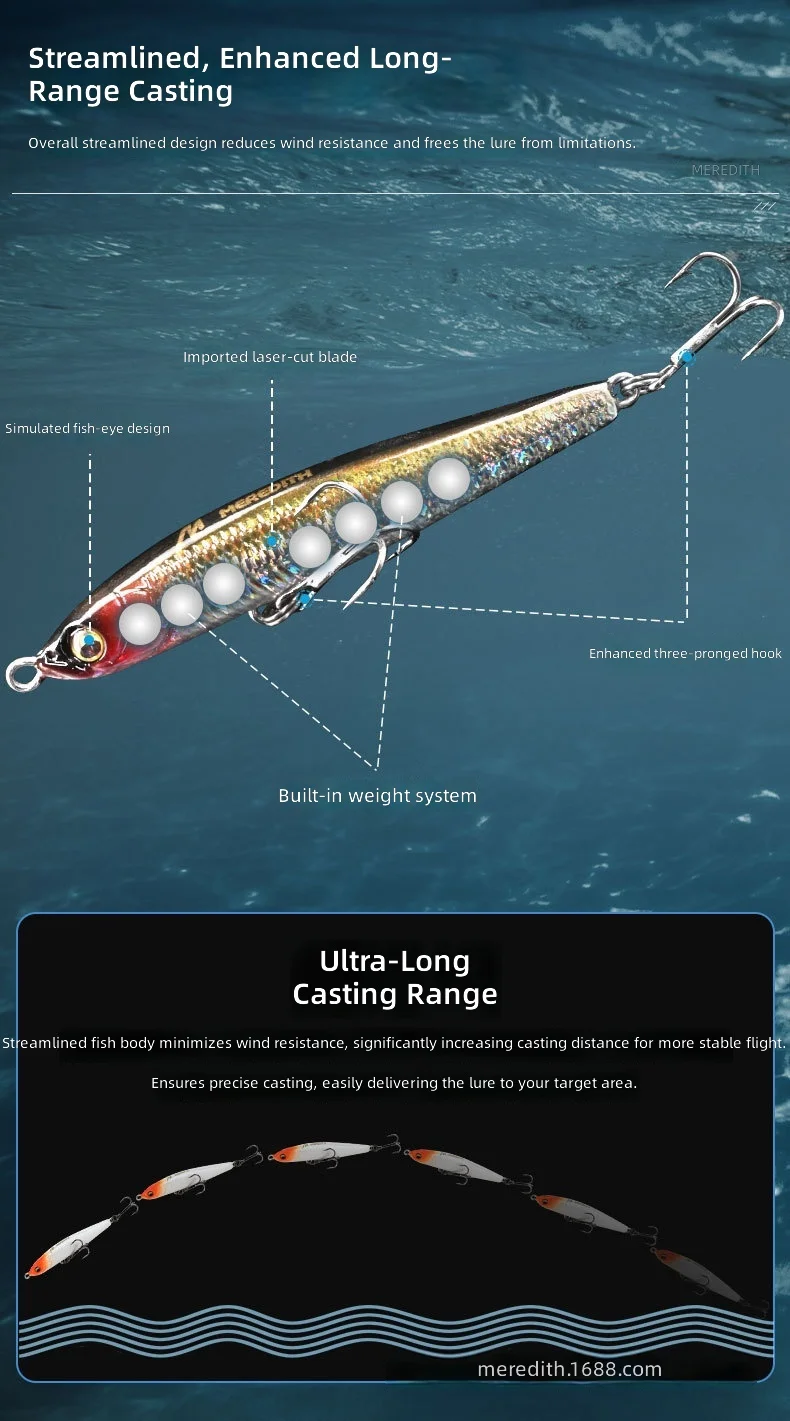 CHEERY Sinking Pencil Hard Fishing Lure PVC, ABS Pencil Lure - view 8