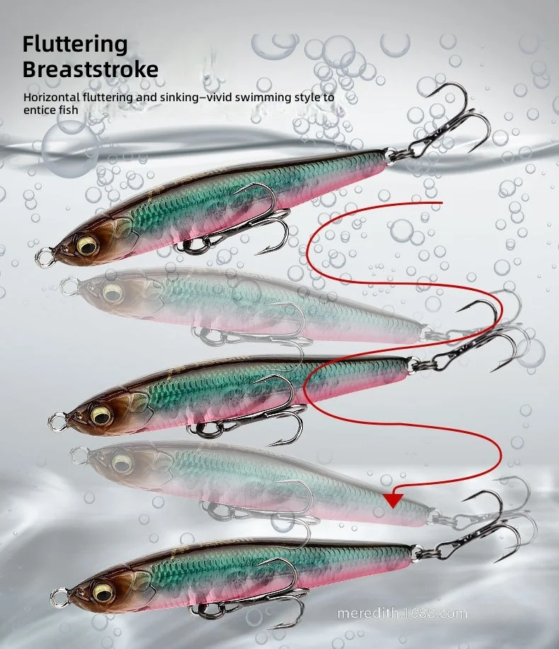 CHEERY Sinking Pencil Hard Fishing Lure PVC, ABS Pencil Lure - view 13