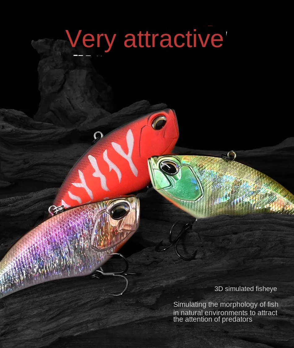CHEERY 8 5cm Sinking VIB Hard None Lure - view 8