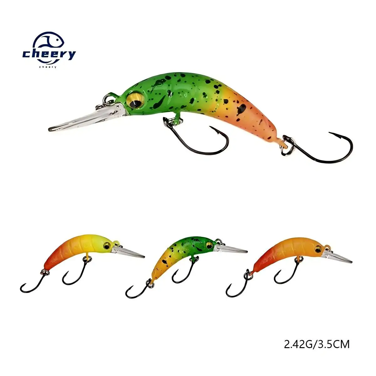 CHEERY Ultralight Slow Sinking Bug Minnow
