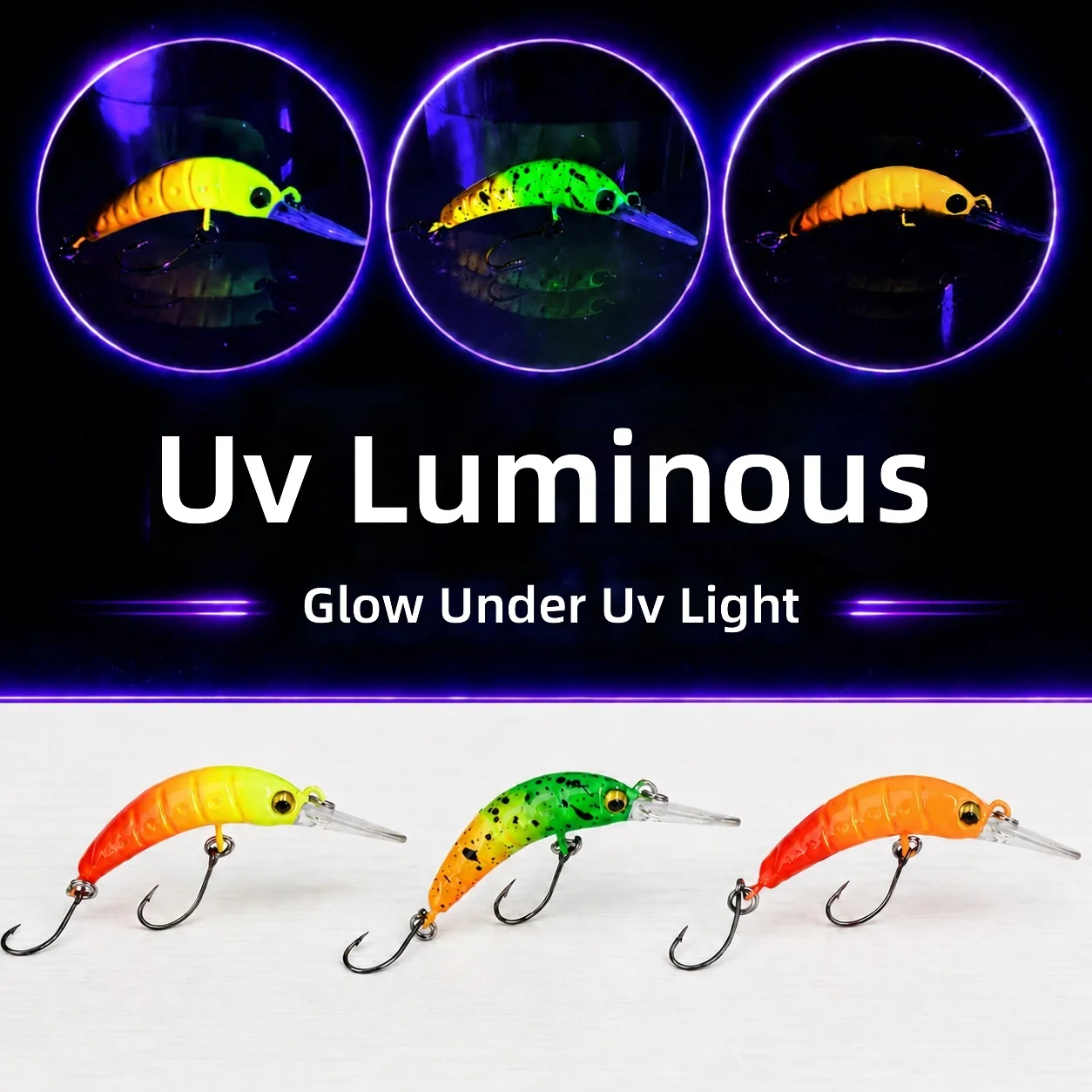 CHEERY Ultralight Slow Sinking Bug Minnow Various Lure - view 3