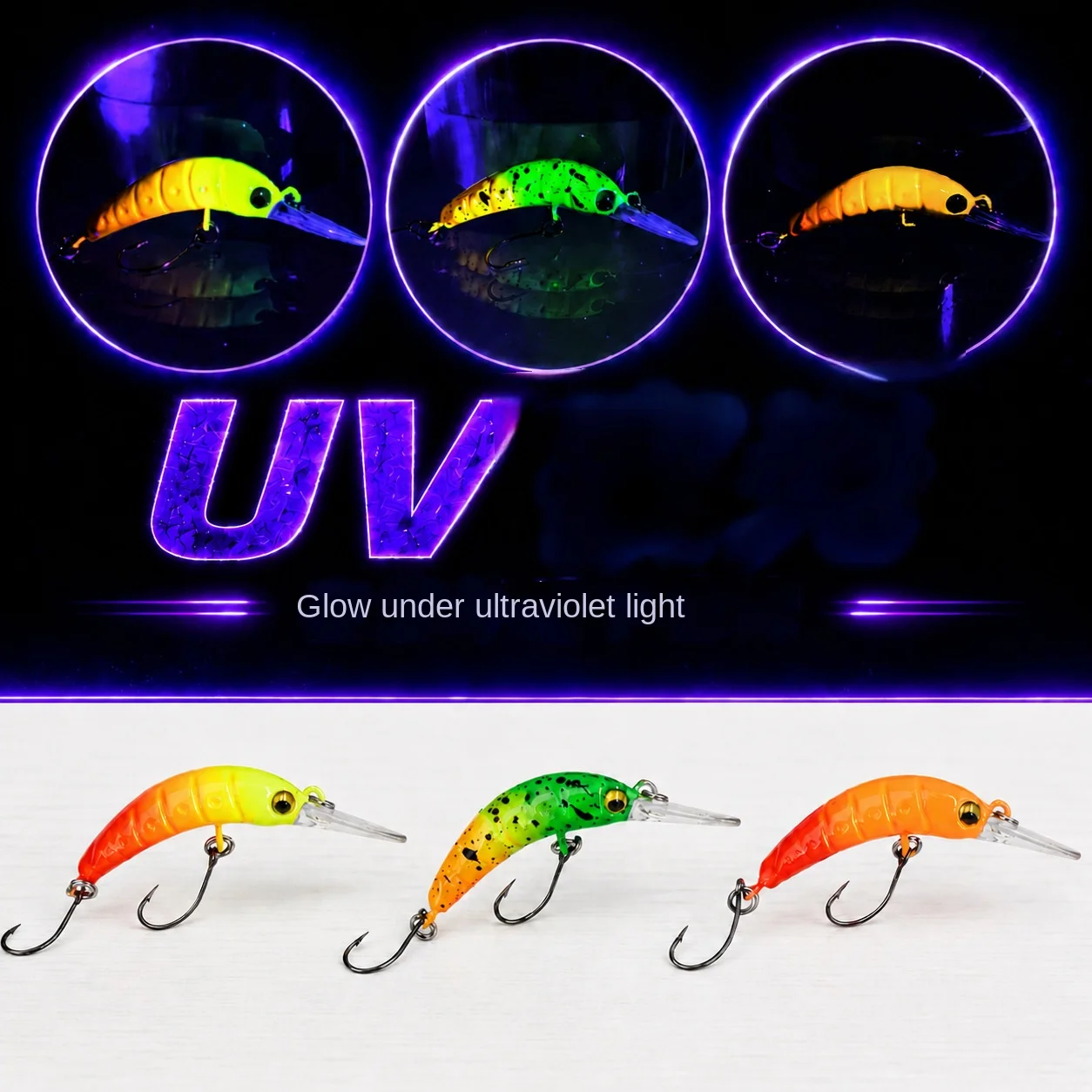 CHEERY Ultralight Slow Sinking Bug Minnow Various Lure - view 9