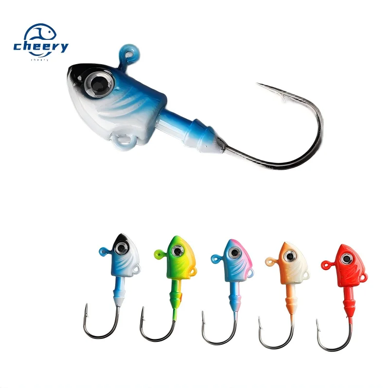 CHEERY Saltwater Fishing Metal Jig Head 10g 15g 20g 25g 30g 35g