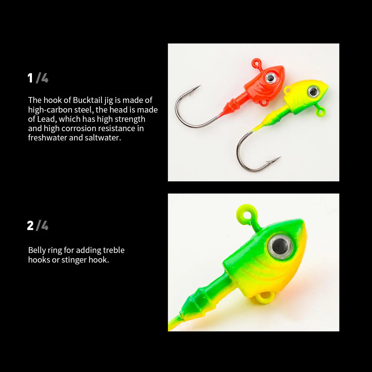CHEERY Saltwater Fishing Metal Jig Head 10g 15g 20g 25g 30g 35g ABS Pencil Lure - view 6