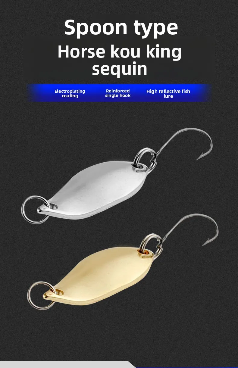 Metal Single Hook Lure 2.5/3.5/5g Fishing Bait Iron Spoon-Shaped ABS Pencil Lure - view 5