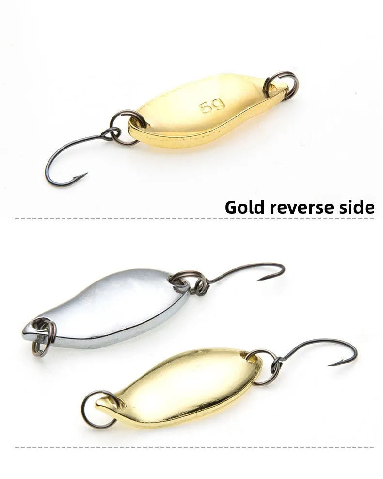 Metal Single Hook Lure 2.5/3.5/5g Fishing Bait Iron Spoon-Shaped ABS Pencil Lure - view 11