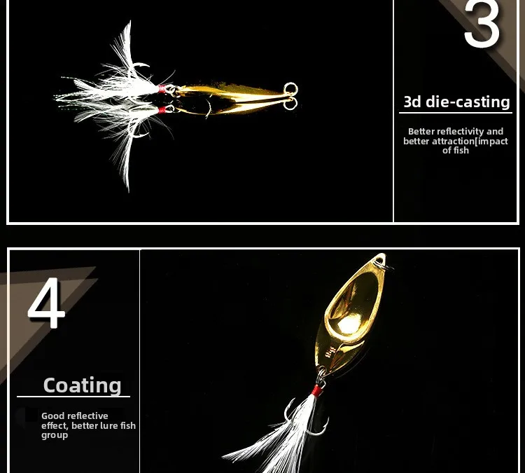 Manufacturer's Viper Metal Spoon Lure 20g Freshwater/Ocean ABS Pencil Lure - view 11