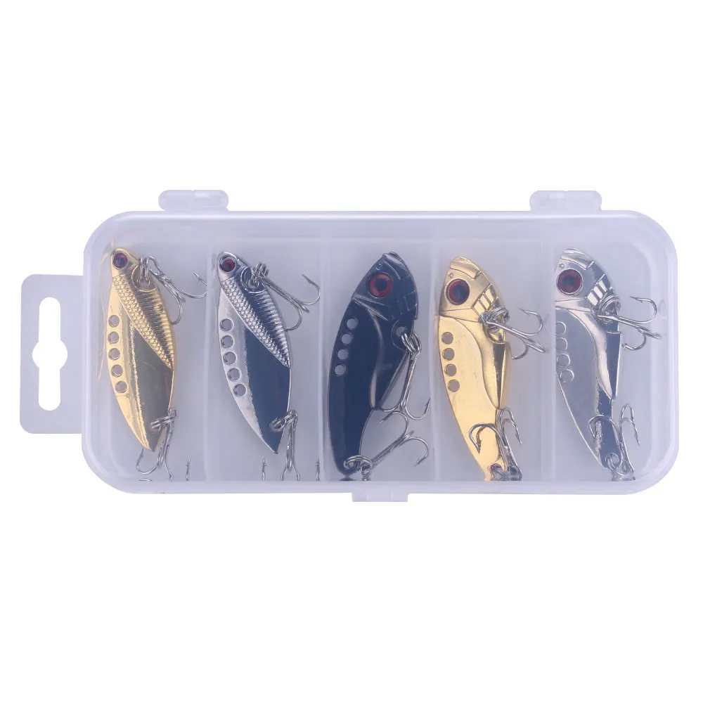 High Quality Cheery 5pcs/Box Hard Bait Lure Body Vib Bass Peasa ABS Pencil Lure - view 4