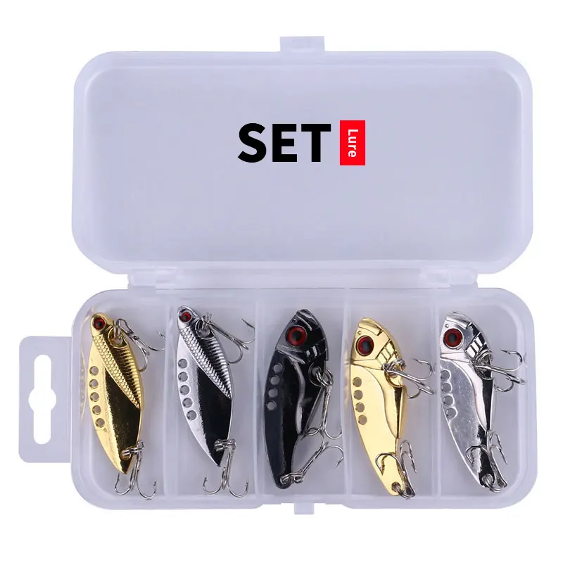 High Quality Cheery 5pcs/Box Hard Bait Lure Body Vib Bass Peasa ABS Pencil Lure - view 6