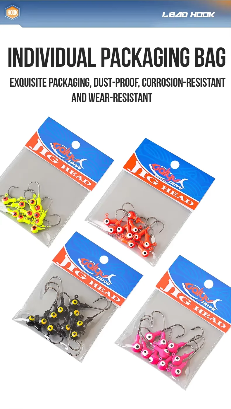 Cheery Palmer 10pcs/bag High Carbon Fishing Hooks 1.75g 3.5g 5g Metal Jig ABS Pencil Lure - view 7