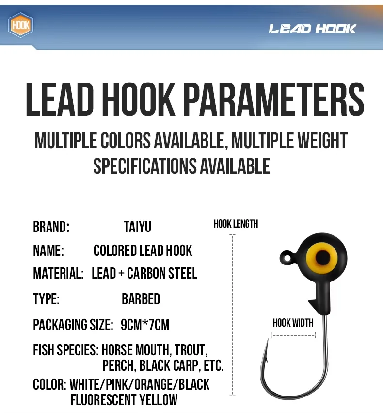 Cheery Palmer 10pcs/bag High Carbon Fishing Hooks 1.75g 3.5g 5g Metal Jig ABS Pencil Lure - view 8