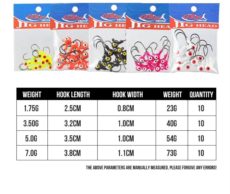 Cheery Palmer 10pcs/bag High Carbon Fishing Hooks 1.75g 3.5g 5g Metal Jig ABS Pencil Lure - view 9