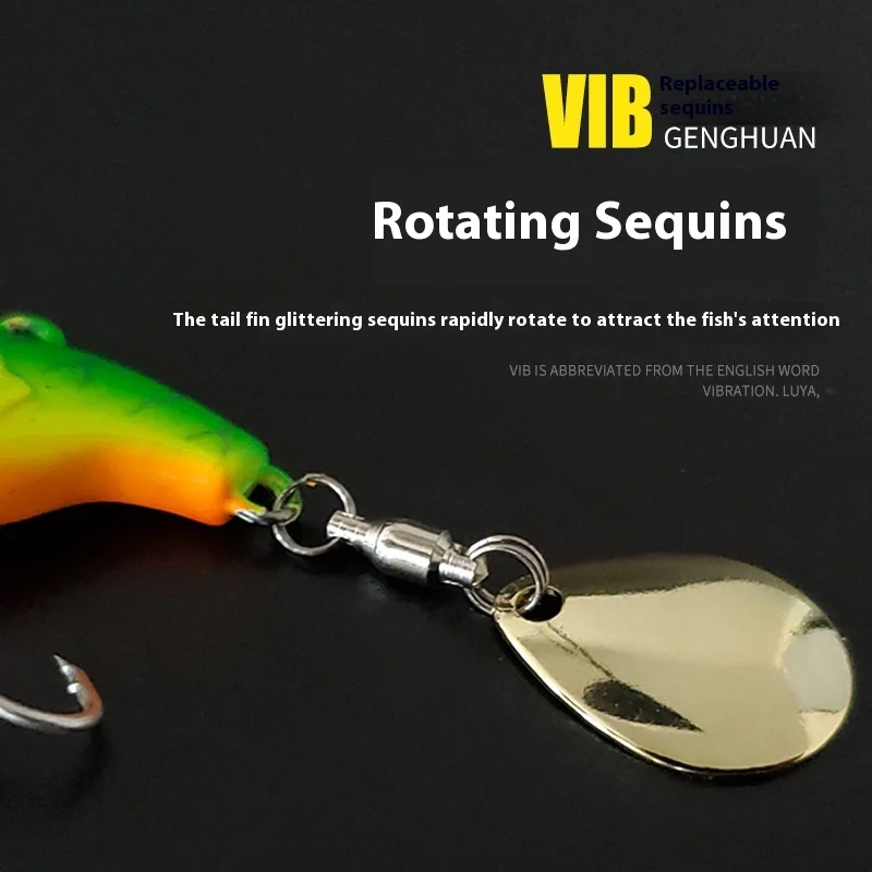 Luya Second Generation Metal Vib Bait Freshwater Bass Fish ABS Pencil Lure - view 1
