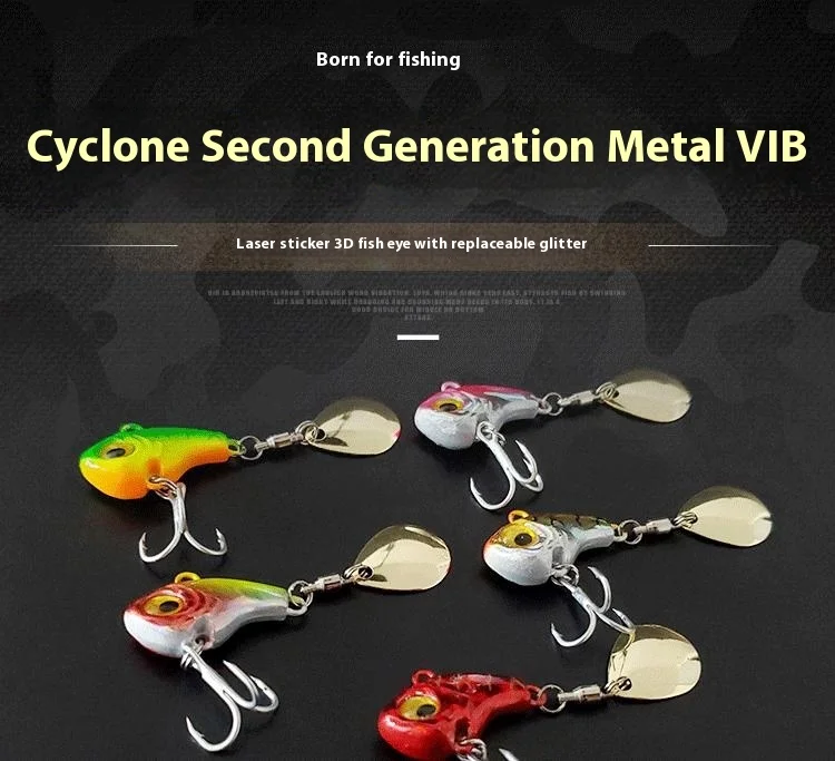 Luya Second Generation Metal Vib Bait Freshwater Bass Fish ABS Pencil Lure - view 4