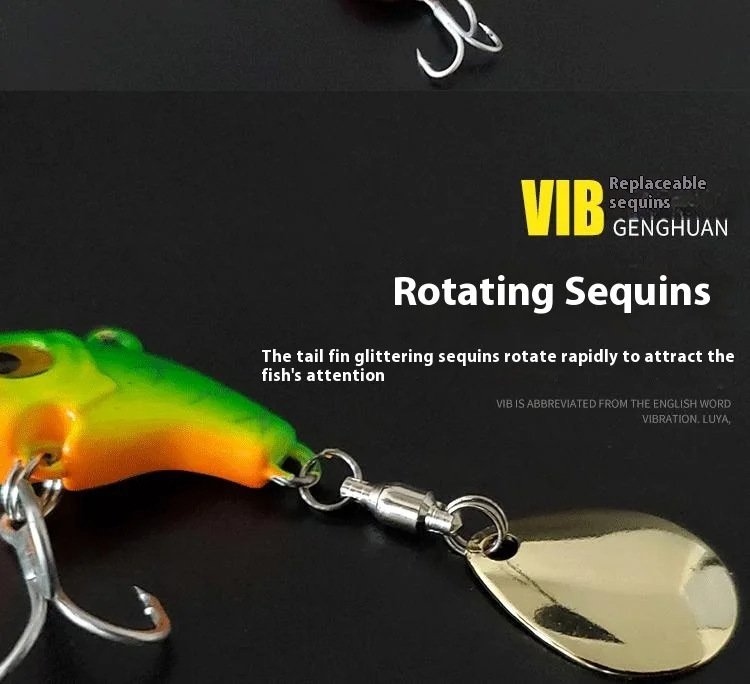 Luya Second Generation Metal Vib Bait Freshwater Bass Fish ABS Pencil Lure - view 5