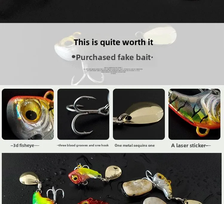 Luya Second Generation Metal Vib Bait Freshwater Bass Fish ABS Pencil Lure - view 6