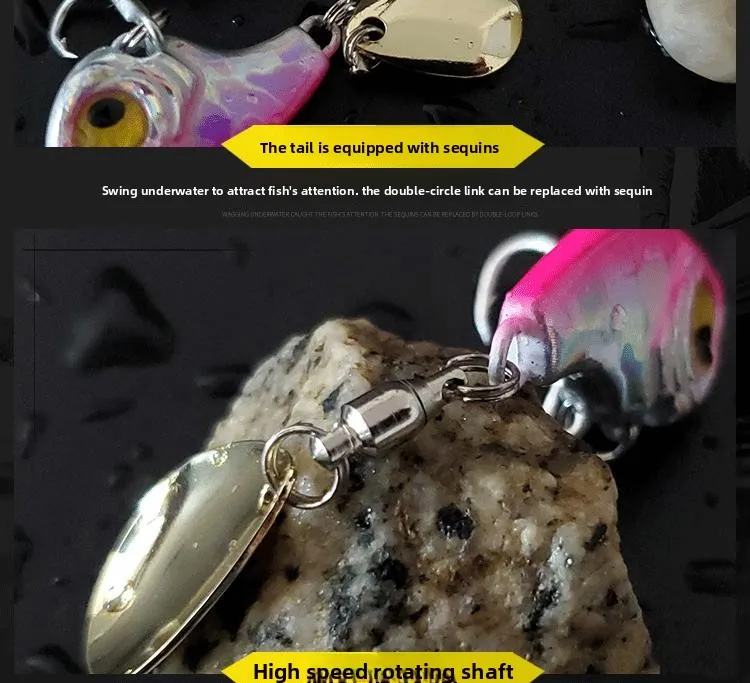 Luya Second Generation Metal Vib Bait Freshwater Bass Fish ABS Pencil Lure - view 9