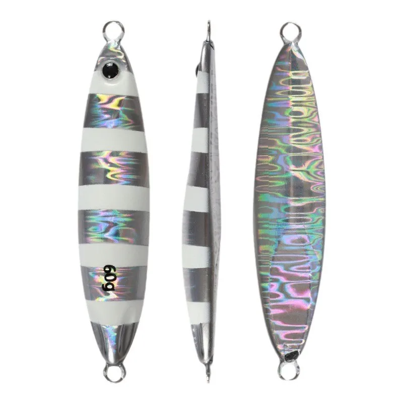 Effective 40g 60g Metal Shore Casting Jig Lure Bait for Sea Bass ABS Pencil Lure - view 6