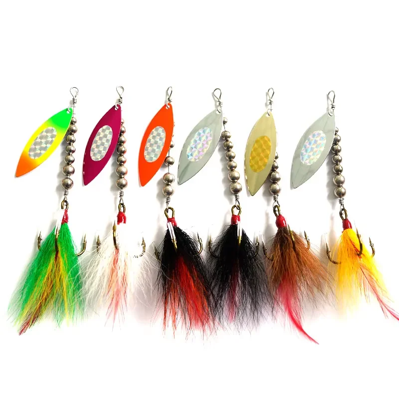 Wholesale Cheery 21g 18mm Multicolor Bass Spinner Baits Factory