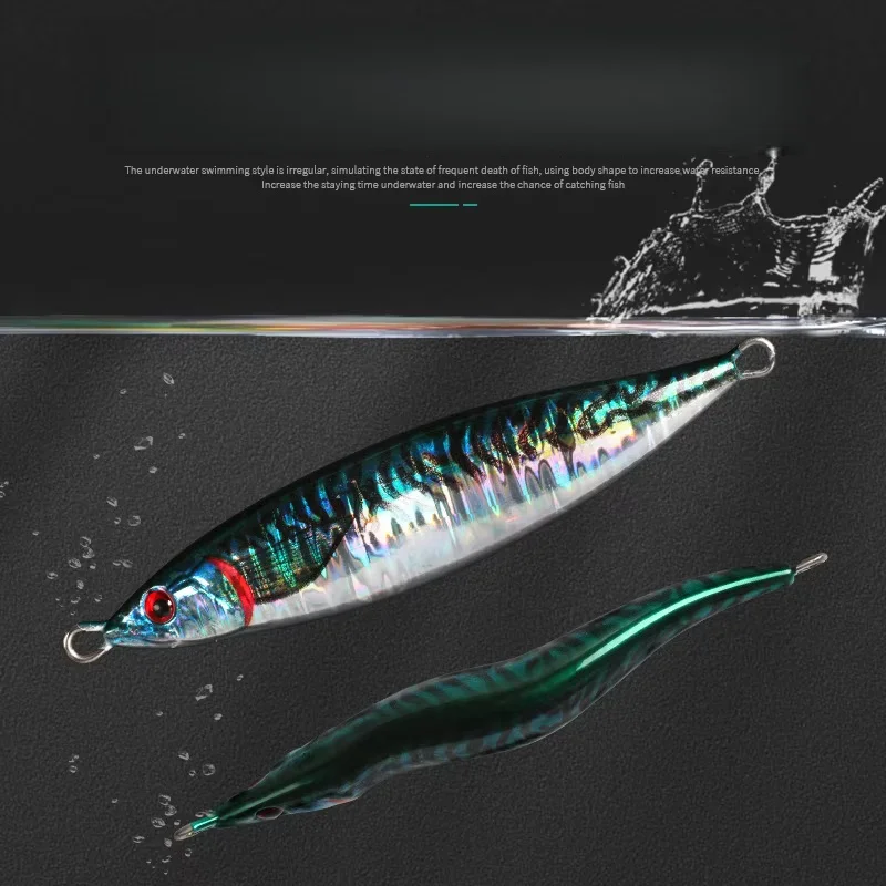 Slow Jigging Metal Lure UV Luminous 3D Painting Sea Fishing Hard ABS Pencil Lure - view 14