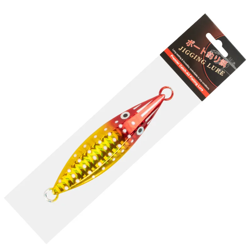 Fishing Metal Jig Slow Lure 60g 80g 100g 150g Pitch UV Glow Alloy ABS Pencil Lure - view 13