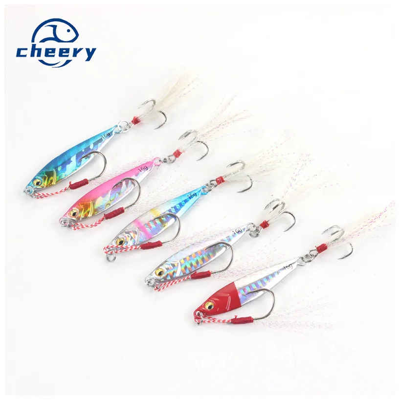 Cheery Hard Lead Metal Jigging Lure for Saltwater Ocean Boat ABS Pencil Lure - view 2