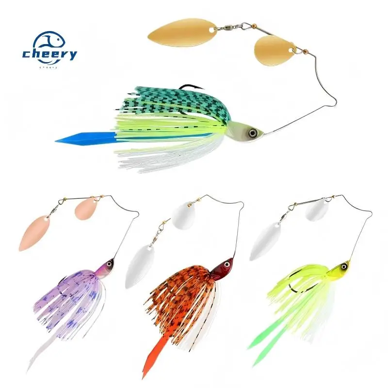 Cheery 5G 7G 10G 14G Silicone Spinner Bait Artificial Hum with