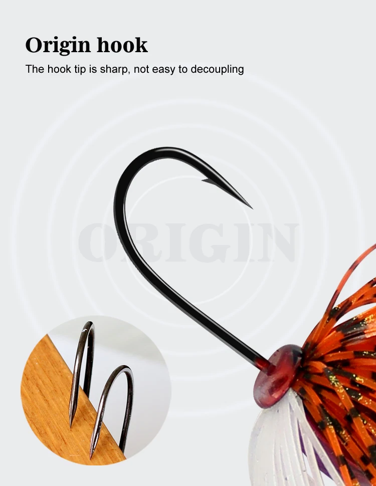 Cheery 5G 7G 10G 14G Silicone Spinner Bait Artificial Hum with ABS Pencil Lure - view 9