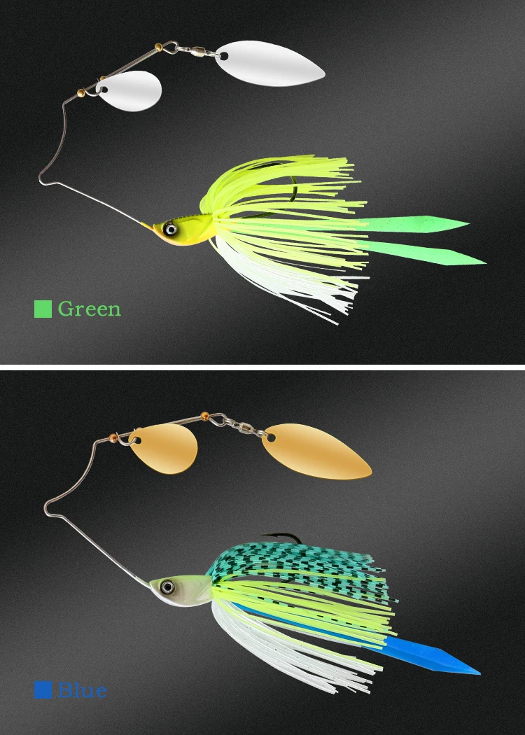 Cheery 5G 7G 10G 14G Silicone Spinner Bait Artificial Hum with ABS Pencil Lure - view 12