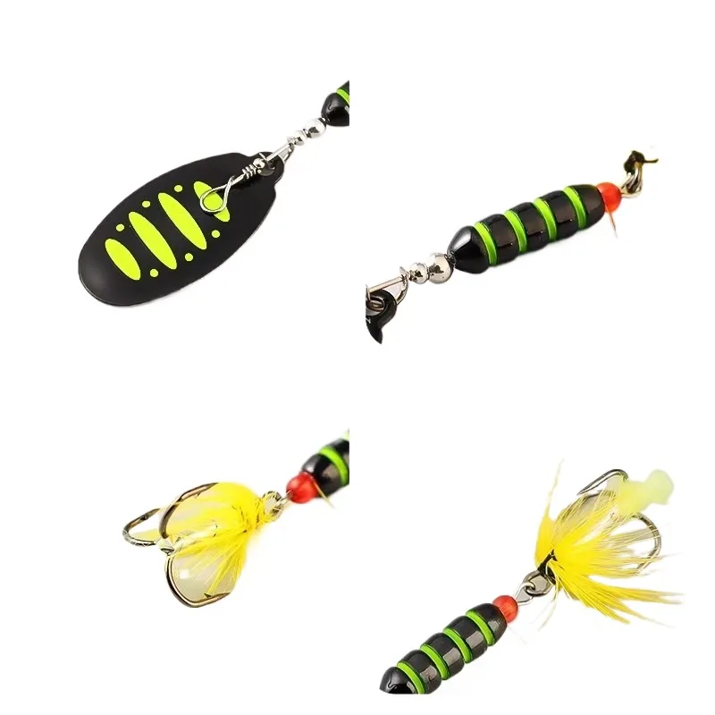 Cheery 7g 9cm Metal Spinner Bait Wobble Fishing Tackle for Bass ABS Pencil Lure - view 2