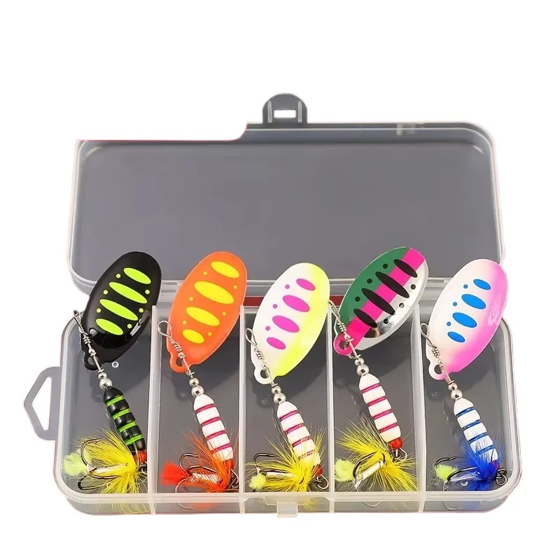 Cheery 7g 9cm Metal Spinner Bait Wobble Fishing Tackle for Bass ABS Pencil Lure - view 4