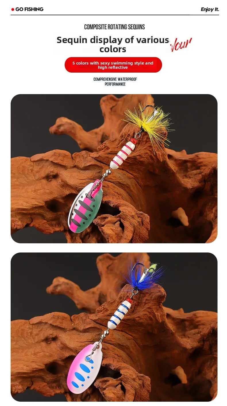 Cheery 7g 9cm Metal Spinner Bait Wobble Fishing Tackle for Bass ABS Pencil Lure - view 9