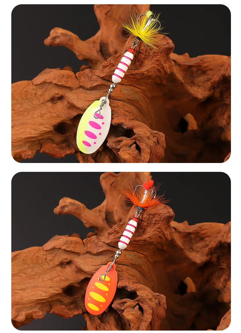 Cheery 7g 9cm Metal Spinner Bait Wobble Fishing Tackle for Bass ABS Pencil Lure - view 10