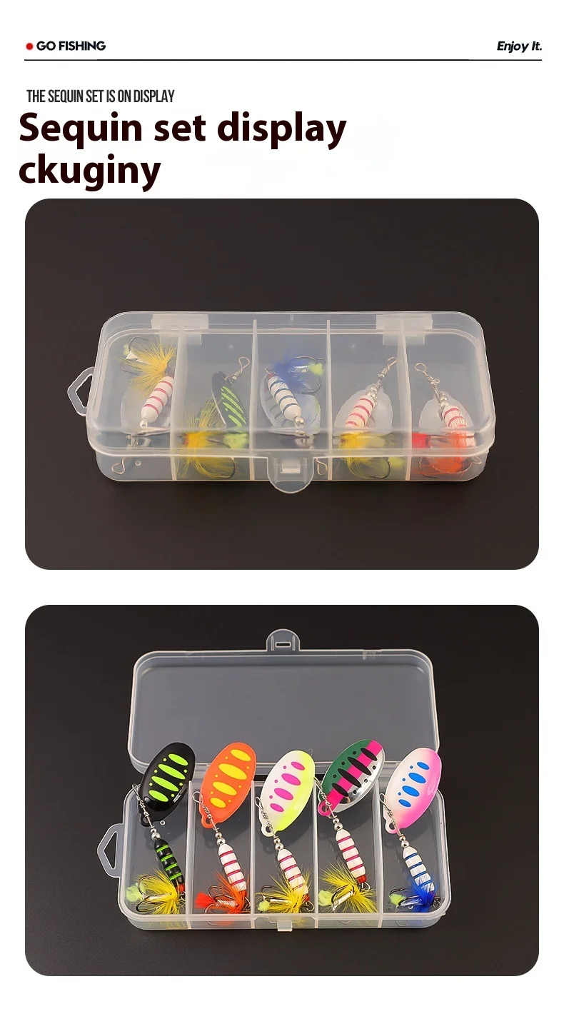 Cheery 7g 9cm Metal Spinner Bait Wobble Fishing Tackle for Bass ABS Pencil Lure - view 12