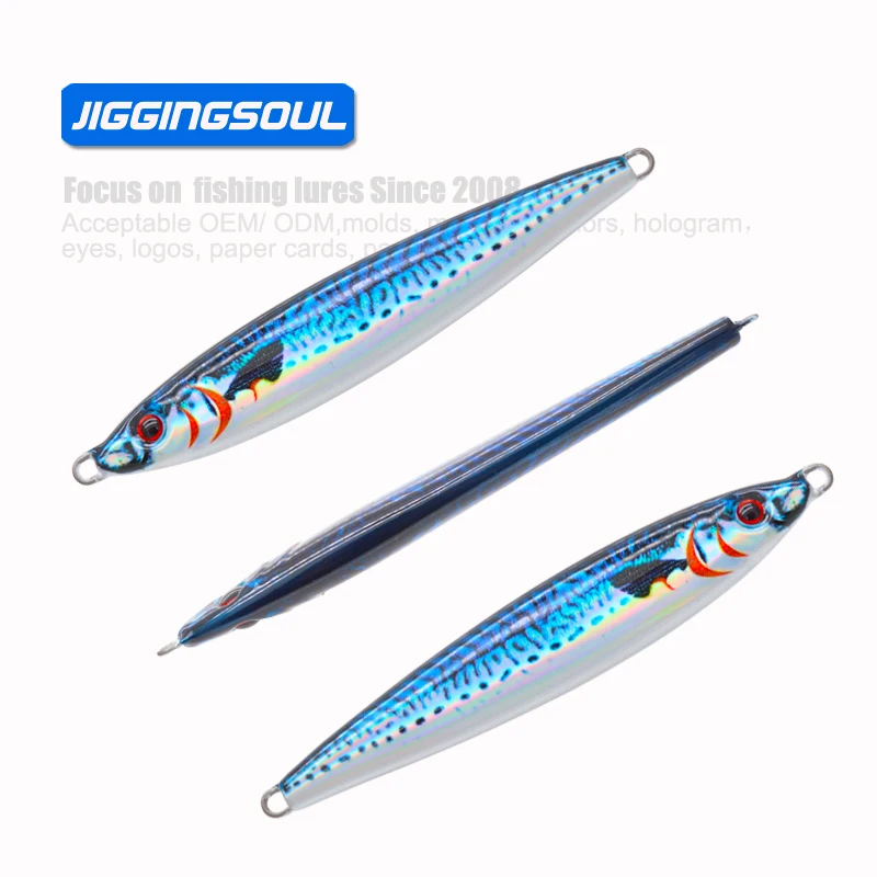 30g40g 3D Printed Fishing Lure Saltwater Vertical Jig Fast Quick ABS Pencil Lure - view 5