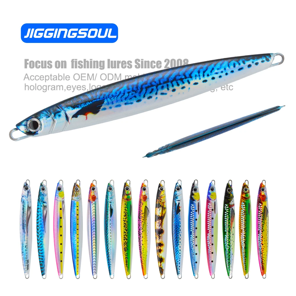 30g40g 3D Printed Fishing Lure Saltwater Vertical Jig Fast Quick ABS Pencil Lure - view 11