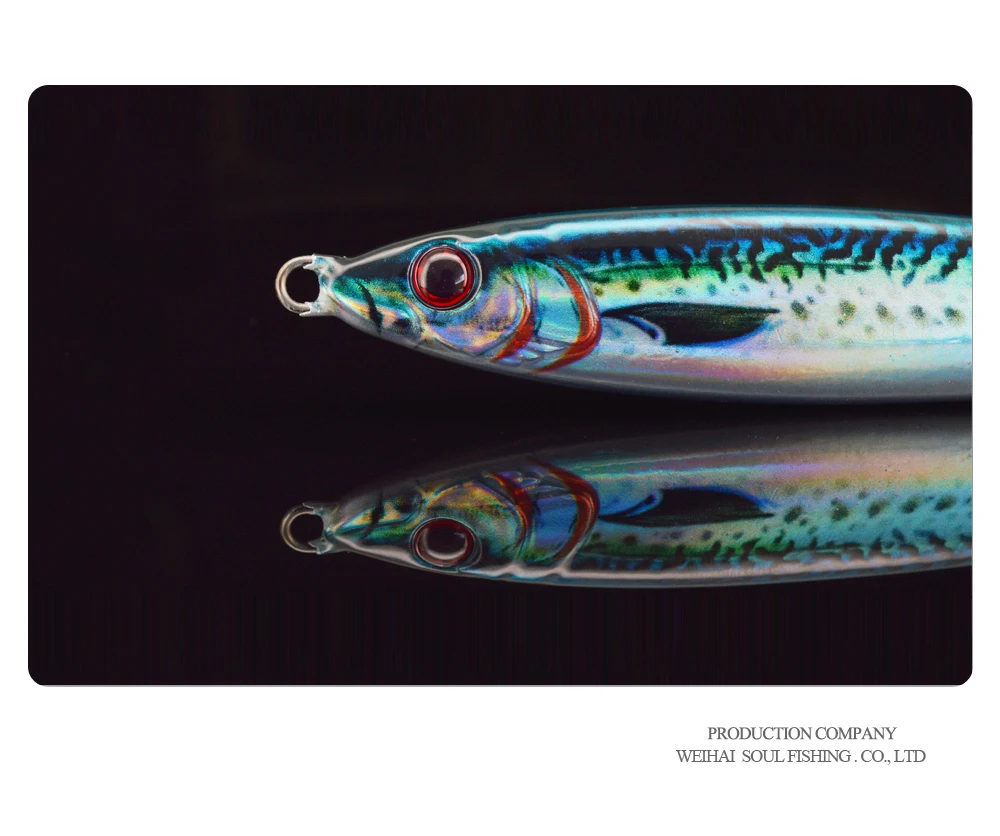 30g40g 3D Printed Fishing Lure Saltwater Vertical Jig Fast Quick ABS Pencil Lure - view 17