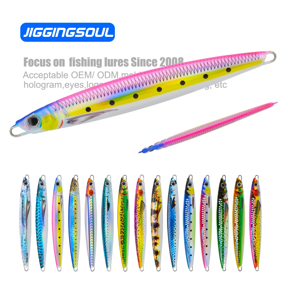 40G 60G 80G 100G 120G 150G SALTWATER SEA FISHING HARD LURE FAST ABS Pencil Lure - view 14