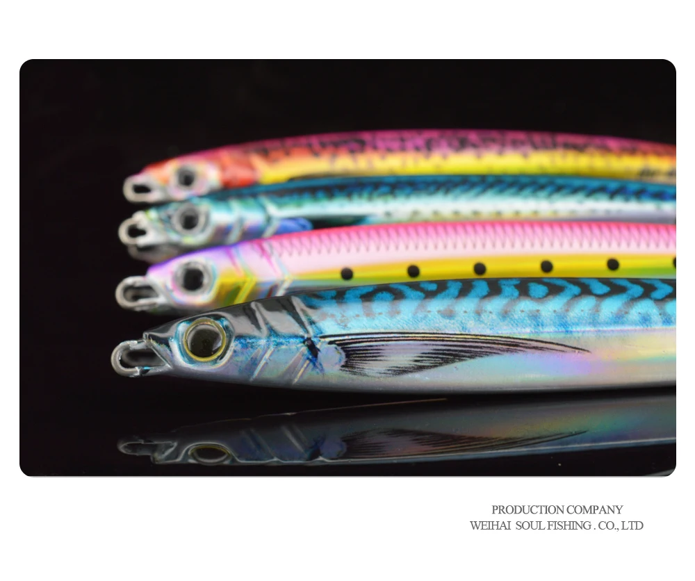 40G 60G 80G 100G 120G 150G SALTWATER SEA FISHING HARD LURE FAST ABS Pencil Lure - view 4