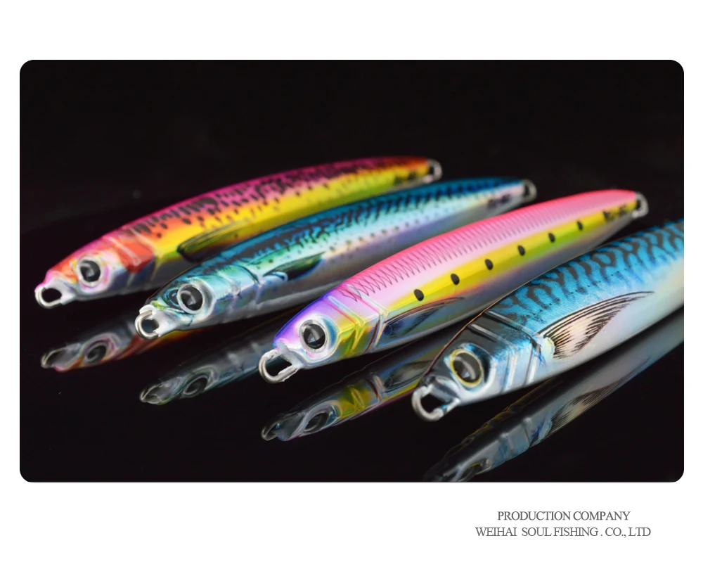 40G 60G 80G 100G 120G 150G SALTWATER SEA FISHING HARD LURE FAST ABS Pencil Lure - view 5
