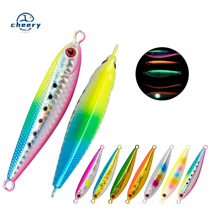 Cheery New Fishing Lures Metal Jigs 60g 80g 100g Slow Pitch