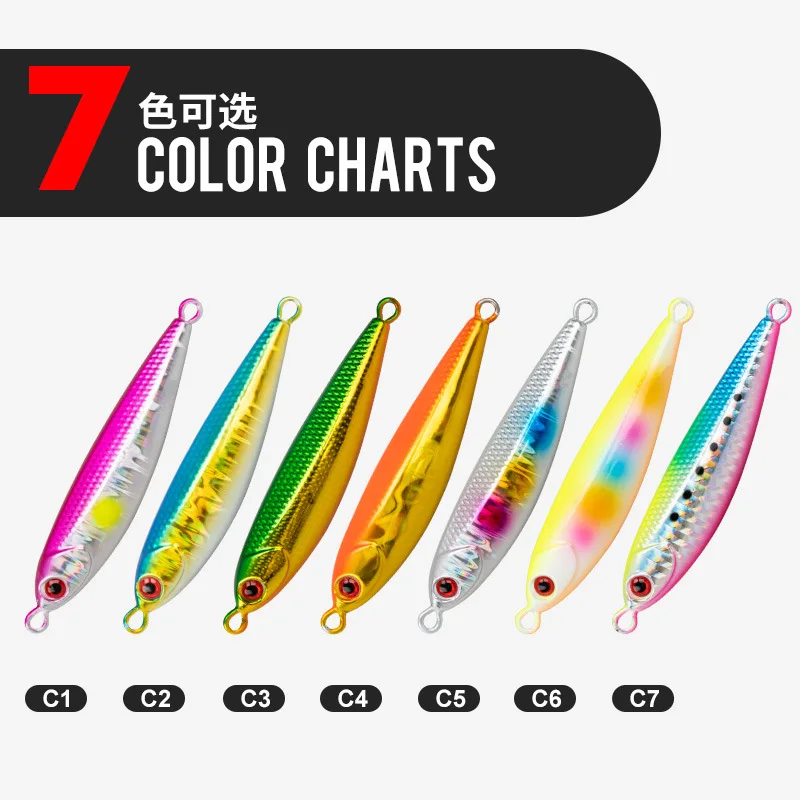 Cheery New Fishing Lures Metal Jigs 60g 80g 100g Slow Pitch ABS Pencil Lure - view 14