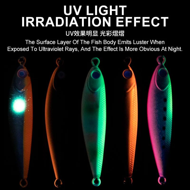 Cheery New Fishing Lures Metal Jigs 60g 80g 100g Slow Pitch ABS Pencil Lure - view 15