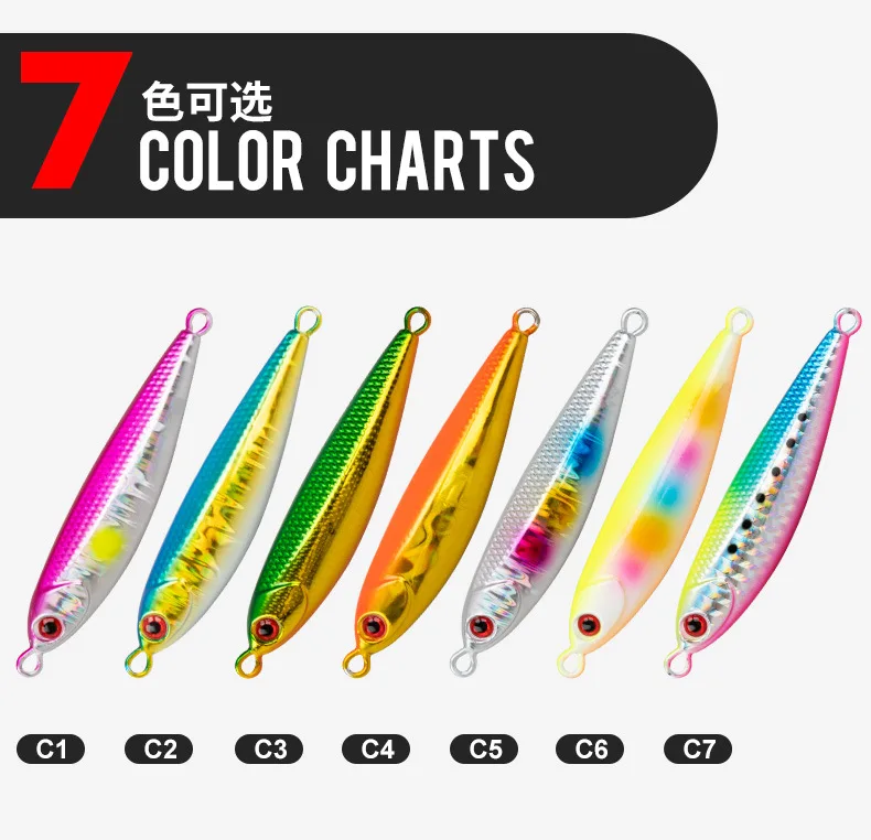 Cheery New Fishing Lures Metal Jigs 60g 80g 100g Slow Pitch ABS Pencil Lure - view 6
