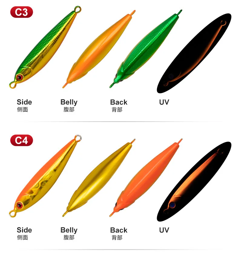 Cheery New Fishing Lures Metal Jigs 60g 80g 100g Slow Pitch ABS Pencil Lure - view 10